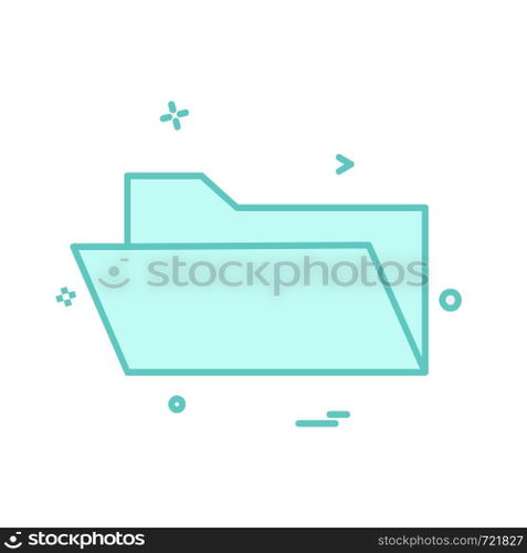 Folder icon design vector