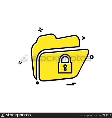 Folder icon design vector
