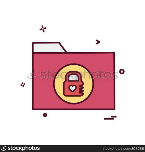Folder icon design vector