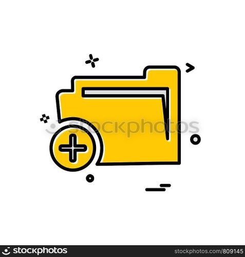 Folder icon design vector