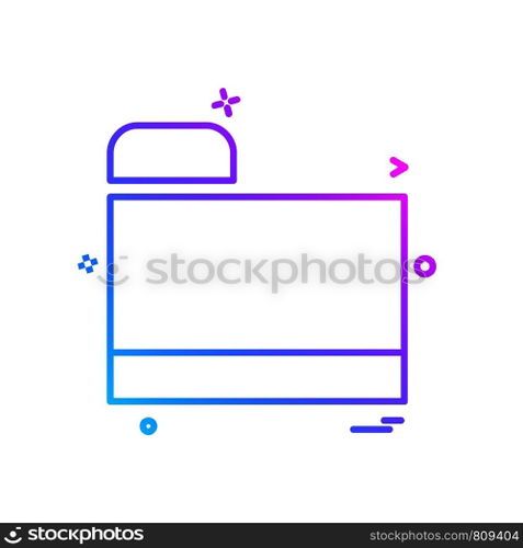Folder icon design vector