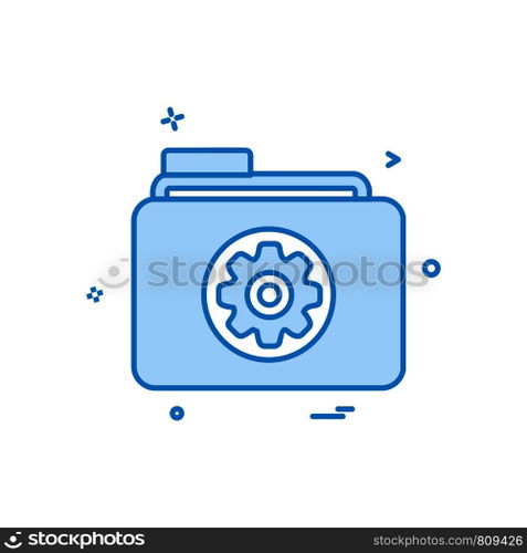 Folder icon design vector