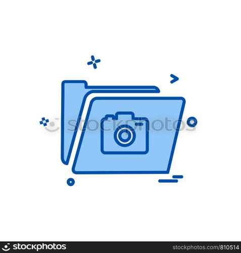 Folder icon design vector