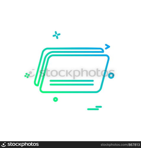 Folder icon design vector