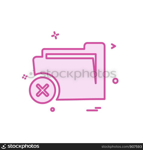 Folder icon design vector