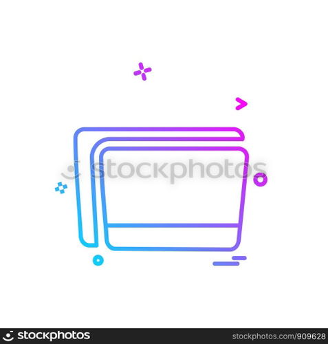 Folder icon design vector