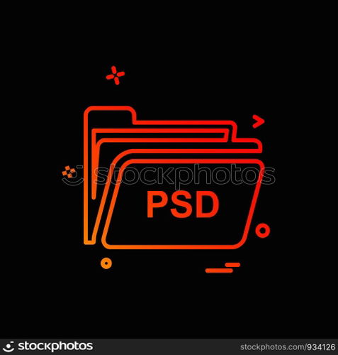 Folder icon design vector