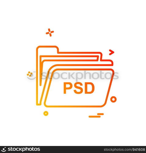 Folder icon design vector