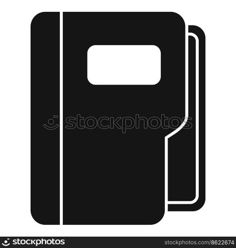 Folder icon simple vector. Crm database. Data system. Folder icon simple vector. Crm database