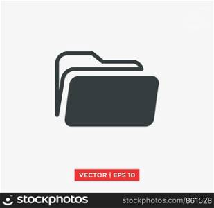 Folder Icon Vector Illustration