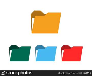 Folder icons set. Folders vector. Color icons folder. Web design. Eps10. Folder icons set. Folders vector. Color icons folder. Web design