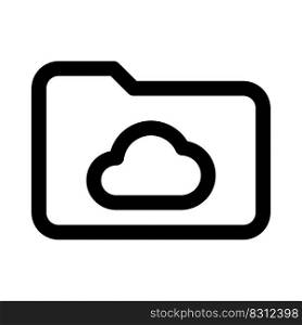 Folder on a cloud server with online content