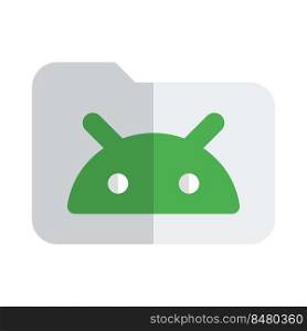 Folders in Android operating system the bot Logotype