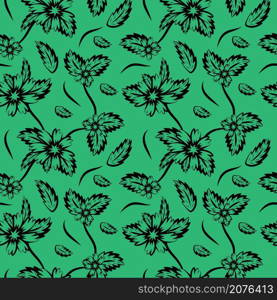 Folk flowers print Floral pattern Ethnic art