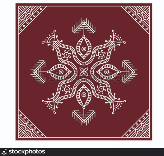 Folk, Tribal Design, Motif, Wall Painting