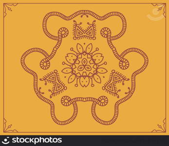 Folk, Tribal Design, Motif, Wall Painting