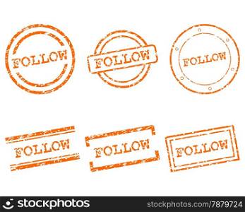 Follow stamps
