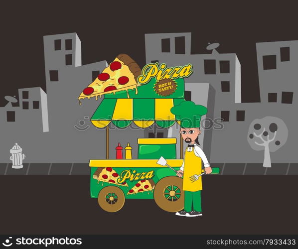 food and drink cartoon theme vector graphic art illustration. food and drink cartoon theme