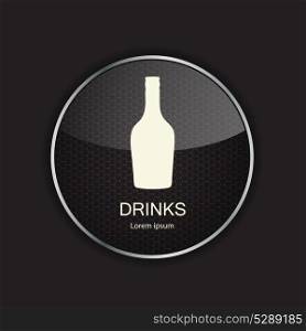 Food and drink metal application icons
