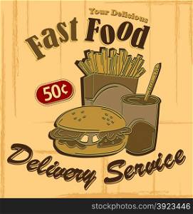 food and drink theme vector graphic art design illustration. food and drink theme