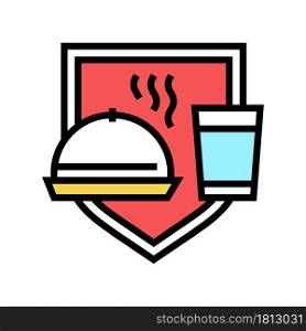 food and water security social problem color icon vector. food and water security social problem sign. isolated symbol illustration. food and water security social problem color icon vector illustration