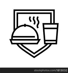 food and water security social problem line icon vector. food and water security social problem sign. isolated contour symbol black illustration. food and water security social problem line icon vector illustration