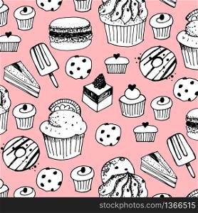 food, cake pattern illustration dessert. food, cake, pattern illustration dessert sweet coloring
