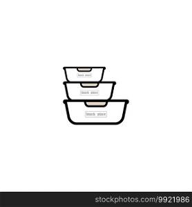 food container icon vector illustration design