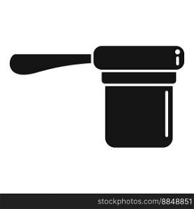 Food cutter icon simple vector. Cooking tool. Cut hand. Food cutter icon simple vector. Cooking tool