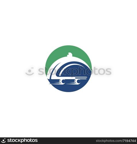 Food Delivery Catering Fast Food Vector Logo Design.
