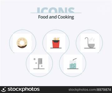 Food Flat Icon Pack 5 Icon Design. . . food. spoon. kitchen