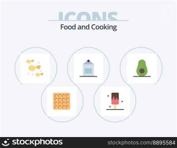 Food Flat Icon Pack 5 Icon Design. . . potato. fruit. avocado