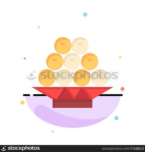 Food, Fruit, China, Chinese Abstract Flat Color Icon Template