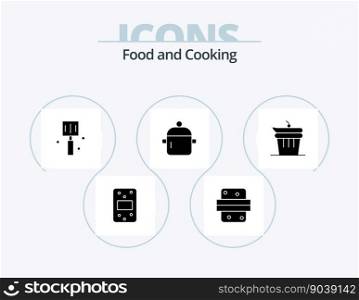 Food Glyph Icon Pack 5 Icon Design. and. kitchen. drink. food. cooking