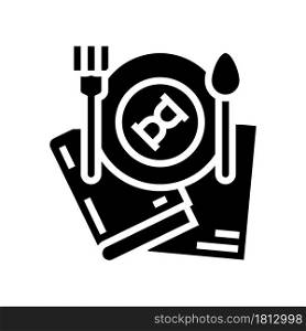 food history glyph icon vector. food history sign. isolated contour symbol black illustration. food history glyph icon vector illustration