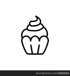 food icon : cupcake design trendy