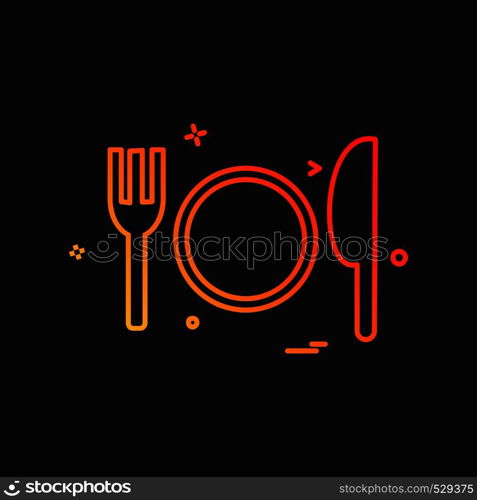 Food icon design vector