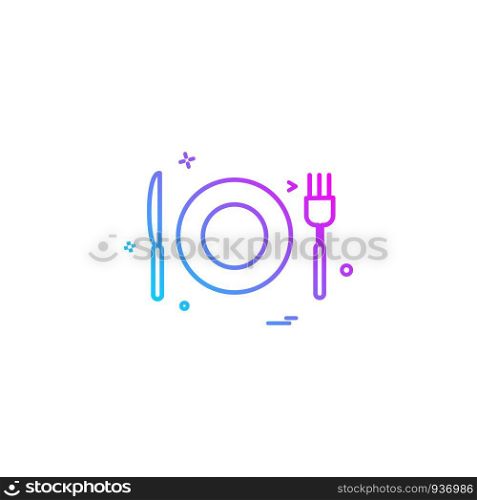 Food icon design vector