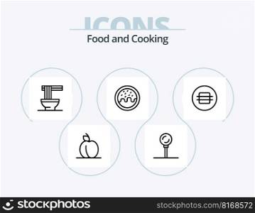 Food Line Icon Pack 5 Icon Design. . food. hungry. dish. sweet