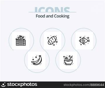 Food Line Icon Pack 5 Icon Design. food. menu. food. kitchen. onion