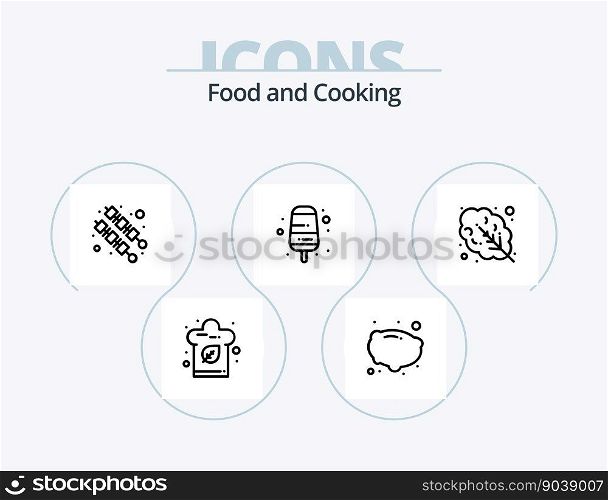 Food Line Icon Pack 5 Icon Design. . kitchen. potato. food. salad