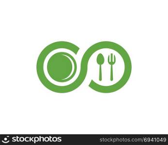 food logo Template. food logo Template. Vector illustration.