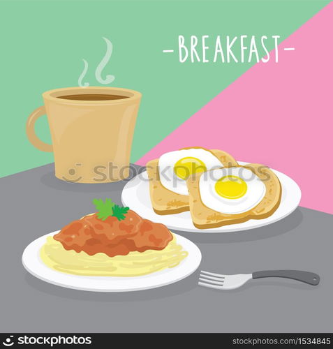 Food Meal Breakfast Dairy Eat Drink Menu Restaurant Vector