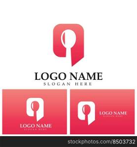 Food Point Logo Design Template