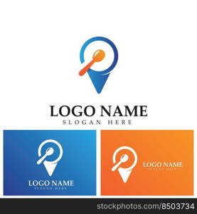 Food Point Logo Design Template