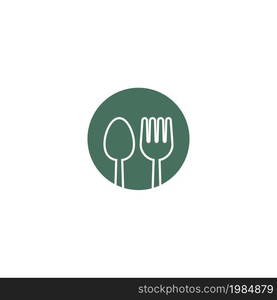 Food safe icon flat design template vector