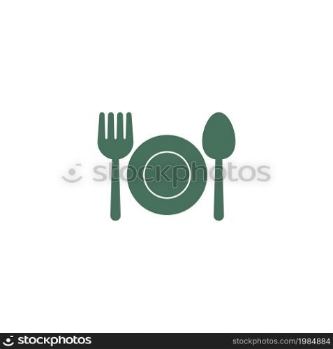 Food safe icon flat design template vector