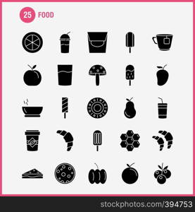 Food Solid Glyph Icon for Web, Print and Mobile UX/UI Kit. Such as: Croissant, Food, Eat, Ice, Ice Cream, Eat, Cream, Pictogram Pack. - Vector