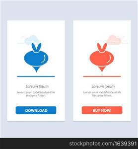 Food, Turnip, Vegetable, Spring  Blue and Red Download and Buy Now web Widget Card Template