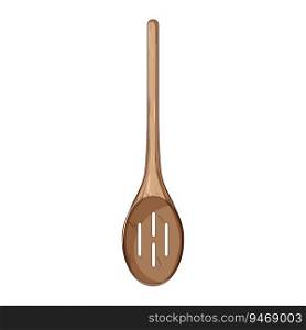 food wooden spoon cartoon. organic top, ladle kitchenware, utensil handle food wooden spoon sign. isolated symbol vector illustration. food wooden spoon cartoon vector illustration